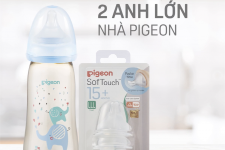 BỘ ĐÔI ANH LỚN PIGEON DÀNH RIÊNG CHO BÉ LỚN CỦA MẸ.