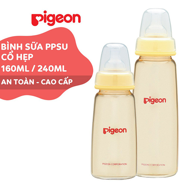 Bình sữa Pigeon chất liệu PPSU đã được các chuyên gia kiểm nghiệm