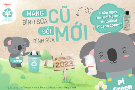 THU CŨ, ĐỔI MỚI BÌNH SỮA ĐỂ TÁI CHẾ 2023