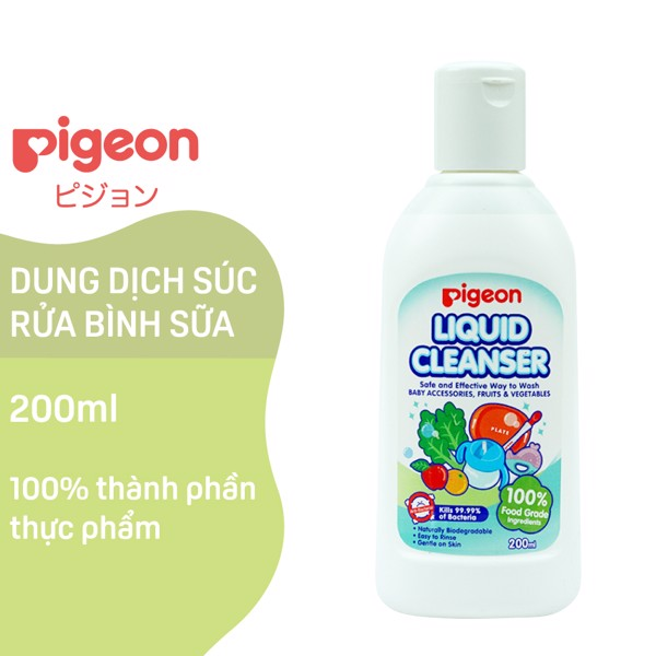 Nước rửa bình sữa cho em bé Pigeon