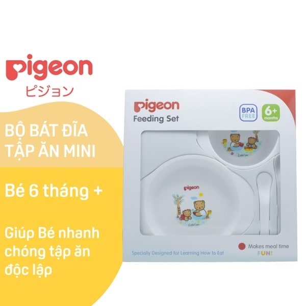 Bộ dụng cụ tập ăn dặm Pigeon