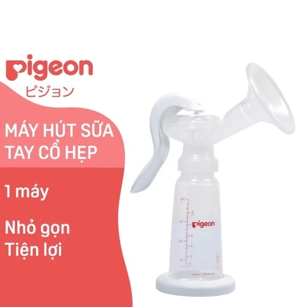Sử dụng máy hút sữa tay Pigeon giúp mẹ dễ dàng điều chỉnh lực hút phù hợp