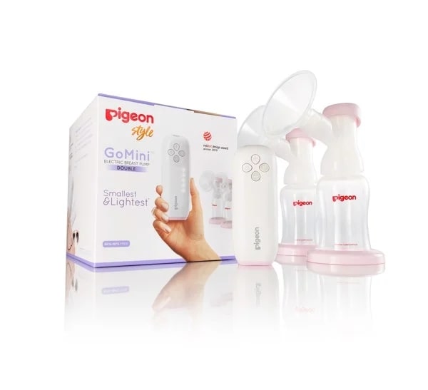 Sản phẩm máy hút sữa điện đôi GoMini Pigeon an toàn cho mẹ và bé